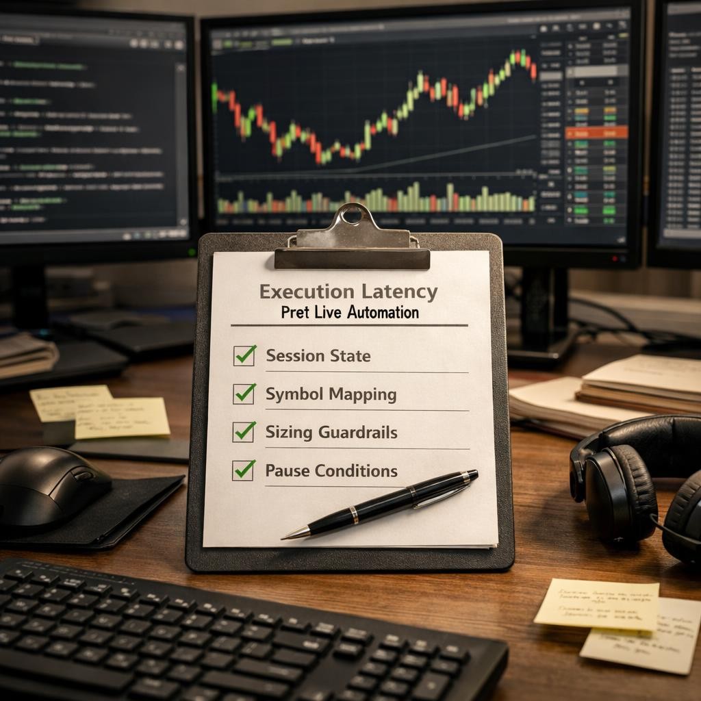 execution latency pre-live checklist illustration for Execution latency myths in retail automation: what matters, what does not, and where the real failures happen