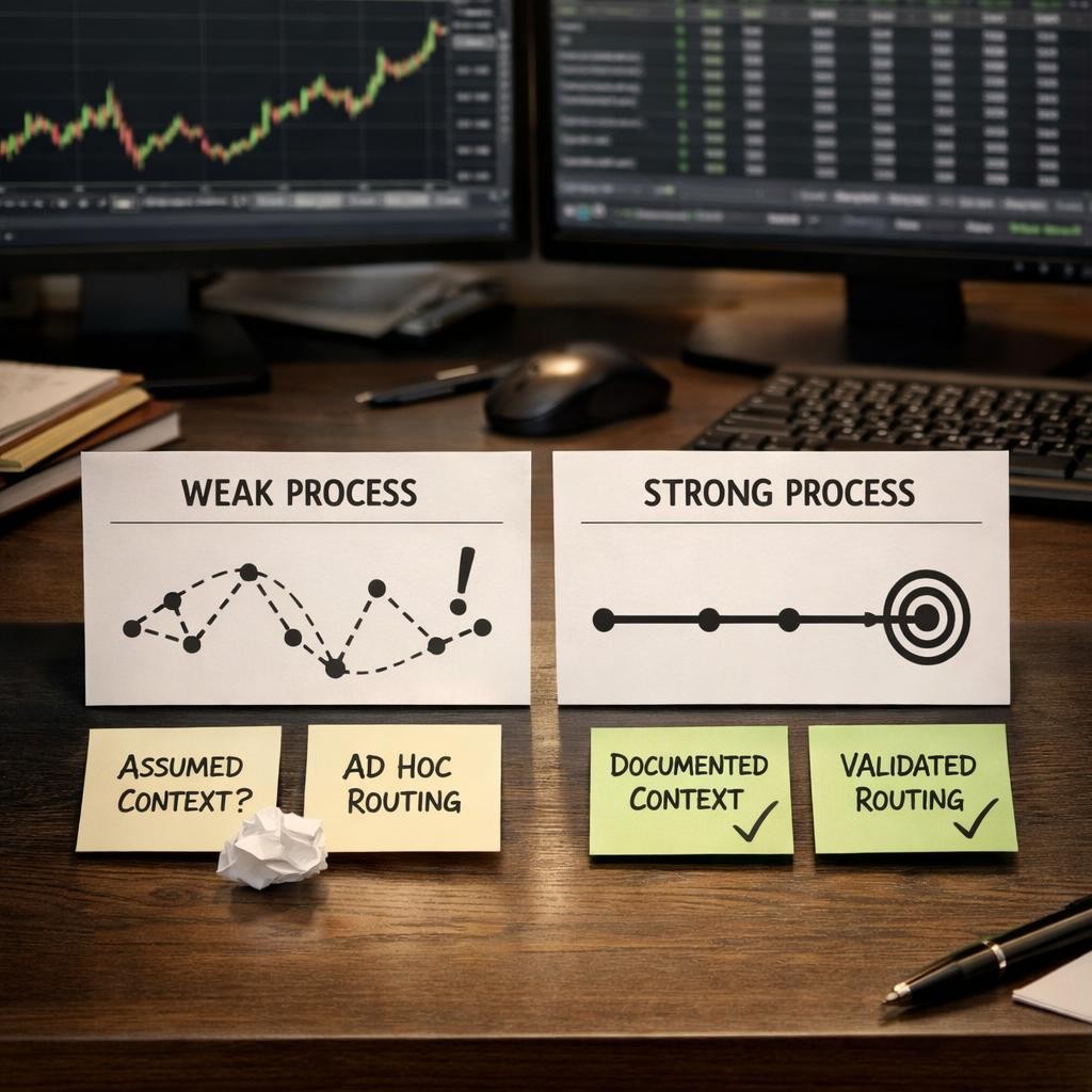 execution latency weak vs strong process illustration for Execution latency myths in retail automation: what matters, what does not, and where the real failures happen