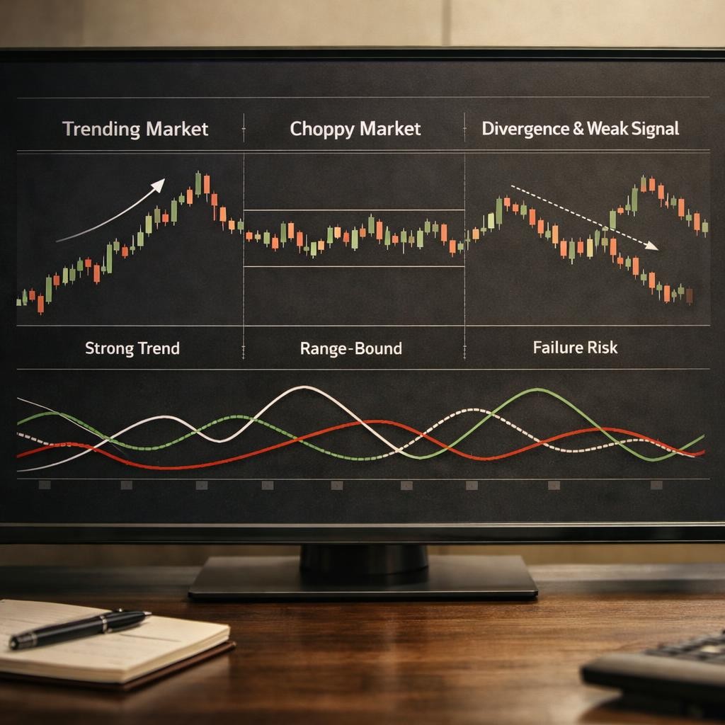 ADX trading regime framework illustration for ADX for active traders: how to measure trend strength, use DI crossovers, and stay out of choppy markets